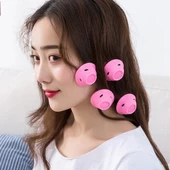 Suya Dayanıklı Yıkanabilir Silikon Maşa Saç Şekillendirici Bigudi - 1