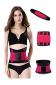Hot Belt Termal Sauna Kemer Unisex Terletme Korsesi (pembe-siyah) - 1