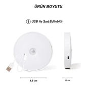 Şarjlı Sensörlü Gece Led Lambası Egonex - 3
