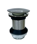 Pop Up Krom Kaplama Bas Aç Lavabo Sifonu Gideri - 1