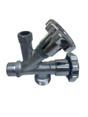 Dual Çiftli Çatallı Çamaşır Makinesi Ara Taharet Musluk Ara Musluk - 2