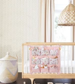 Baby 9 Cepli Bağlamalı Beşik Kenarı Düzenleyici (pembe) - 1