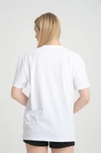 Süperlife Kadın Bisiklet Yaka Oversize Fit  Tişort SPR24TSk110 - 5