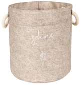 Kulplu Yuvarlak Düzenleyici Çok Amaçlı Kolay Taşınabilen Organizer Keçe Sepet (maxi) 03655 - 5