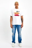 Süperlife Erkek Bisiklet Yaka Regular Fit Baskılı Tişort SPR23ts302 - 5