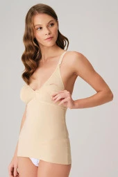 Kadın Beyaz Modal Pamuklu Lohusa Önden Açılan Emzirme Atleti - 1