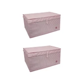 Düzenleyici Kutu Organizer Cırtlı Saklama Hurç Maxi Boy 30cm X 40cm X 50cm (5 Adet) - 2