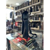 BAGSLAB Siyah  Keten Kumaş El Ve Omuz Çantası - 3