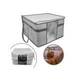 Mini Boy Pencereli Hurç Çok Amaçlı Düzenleyici Saklama Kutusu 40x30x45 Cm (5 Adet) - 3