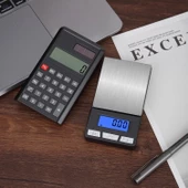 Lcd Ekran Elektronik Hesap Makineli Hassas Dijital Takı Altın Gram Ölçer Terazi (500g 0.1g) - 4