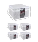 Mini Boy Pencereli Hurç Çok Amaçlı Düzenleyici Saklama Kutusu 40x30x45 Cm (5 Adet) - 1