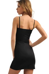 Kadın Beyaz  Renk Microfiber Kumaş Jüpon - 7