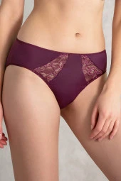 Kadın Beyaz Mikro Kumaş Dantelli Slip  - 2