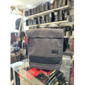 BAGSLAB Gri  Keten Kumaş El Ve Omuz Çantası thumbnail 4