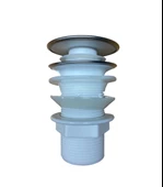 Pop Up Krom Kaplama Bas Aç Lavabo Sifonu Gideri Ekstra Contalı - 3