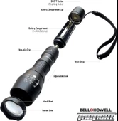 Pilli Parlak Led 5 Mod Ampul Suya Dayanıklı Mini El Feneri - 4