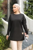Yeni Stil Siyah Arma Detaylı Tunik 10020 - 1