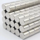 N35 4x4mm Neodyum Mıknatıs 500 Adet, Yuvarlak, Nikel Kaplamalı Kaliteli Ve Dayanıklı Ürün - 3