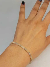 Güneş Taşı Küp Şekilli 3mm Bileklik (45318) thumbnail 4