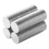 N35 12x2 Mm Neodyum Mıknatıs 250 Adet, Yuvarlak, Nikel Kaplamalı Kaliteli Ve Dayanıklı Ürün - 4