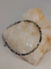 Rutil Kuvars Taşı 2mm Bileklik (45458) thumbnail 1