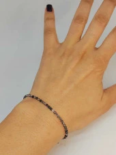 Rutil Kuvars Taşı 2mm Bileklik (45458) thumbnail 3