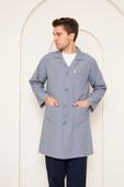 Öğretmen Önlüğü Alpaka Erkek Gri thumbnail 2