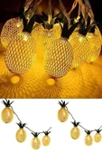 Dekoratif Pilli Pineapple Ananas Pilli Şerit Led Işık (1 Metre) - 3