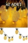 Dekoratif Pilli Pineapple Ananas Pilli Şerit Led Işık (1 Metre) - 7