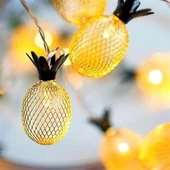 Dekoratif Pilli Pineapple Ananas Pilli Şerit Led Işık (1 Metre) - 1