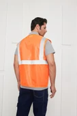 Orange Safety Mühendis Tipi İkaz Yeleği (TURUNCU) - 4