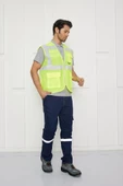 Orange Safety Mühendis Tipi Fileli İkaz Yeleği thumbnail 2