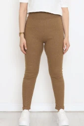 Büyük Beden Raporlu Tayt Kahve thumbnail 1