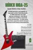 Maxword DG-34RD-25AMP Kelly Kasa Floyde Rose 2x Zebra HH Manyetik 25W Amfili Elektro Gitar thumbnail 2