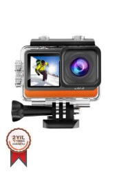 Torima Ac-03 4k Ultra Hd Wifi Su Geçirmez Aksiyon Kamerası Siyah thumbnail 1
