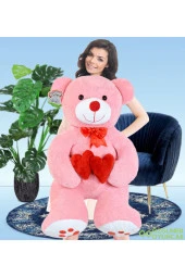 Özgüner 100 Cm Pembe Bobo Peluş Ayıcık - 2