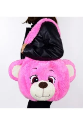 Sevimli Ayı Peluş Omuz Çantası - 1