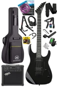 Maxword Grade-25AMP Black Rosewood Yüksek Kalite 25W Amfili Elektro Gitar thumbnail 1