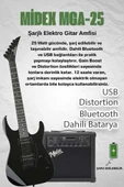 Maxword Grade-25AMP Black Rosewood Yüksek Kalite 25W Amfili Elektro Gitar thumbnail 2
