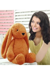 Uyku Arkadaşım Tavşan 45 Cm Peluş Tavşan Kahverengi thumbnail 1