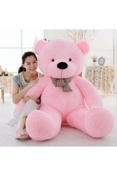 Dev Büyük Peluş Ayıcık 170 Cm Hediyelik Ayı (%100 YERLİ) Pembe - 3
