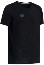 Umbro Bisiklet Yaka Spor T-shirt TF0167 Siyah - 1