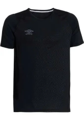 Umbro Bisiklet Yaka Spor T-shirt TF0167 Siyah - 2