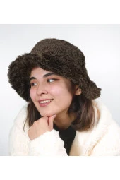 Peluş Bucket Şapka - 1