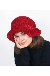 Peluş Bucket Şapka - 1