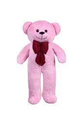 100-120 Cm Papyonlu Sevimli Peluş Şaşkın Ayı - Sevgiliye Özel Hediye - 3