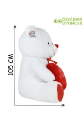 100 Cm Seni Seviyorum Kalpli Büyük Ayıcık (%100 Yerli) - 2