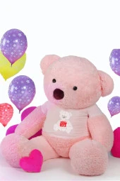 180 Cm Tişörtlü Tatlım Peluş Ayıcık - 1