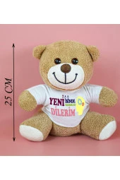 25 Cm Yeni Işinde Başarılar Dilerim Çiçek Ayı thumbnail 2