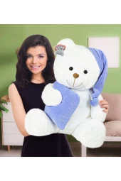80 cm Yastıklı Uyku Arkadaşı Peluş Ayıcık (%100 Yerli Üretim) - 1